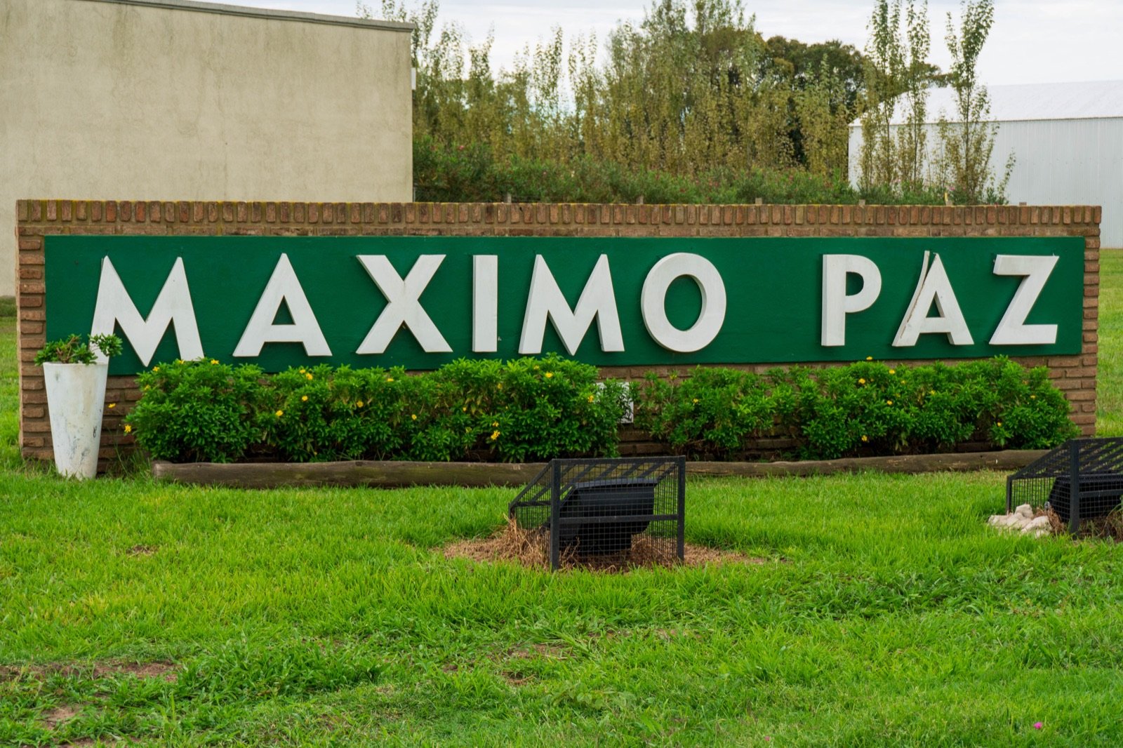 Máximo Paz · vista del pueblo